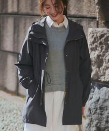 セール】【撥水加工】ナイロン2WAYストレッチ フーデットアウター