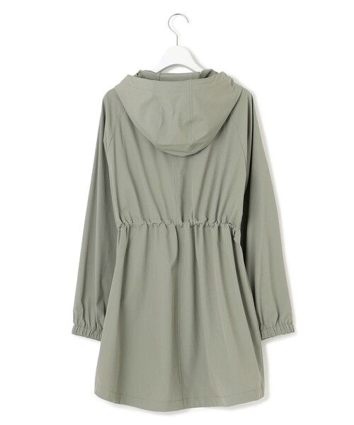 236 新品 23区 ナイロン2WAYストレッチ フーデットアウター コート36 撥水加工】ナイロン2WAYストレッチ フーデットアウター / 23区