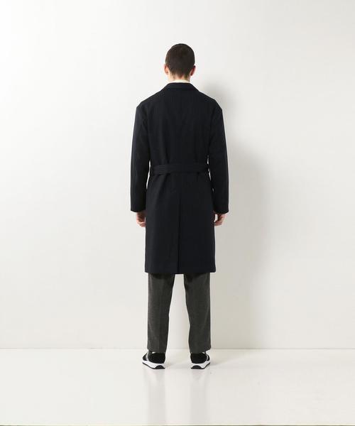 Steven Alan（スティーブンアラン）の「＜steven alan＞ ETARMIN/ST DRESS GOWN/ｶﾞｳﾝ◆（チェスターコート・メンズ・ネイビー・X-LARGE/SMALL/MEDIUM/LARGE）」の10枚目の写真
