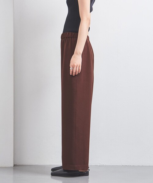 UNITED ARROWS（ユナイテッドアローズ）の「COMFY ストレート イージーパンツ -吸水速乾 UVカット ウォッシャブル-（その他パンツ・レディース・ブラック/ワインレッド・34/36/38）」の10枚目の写真