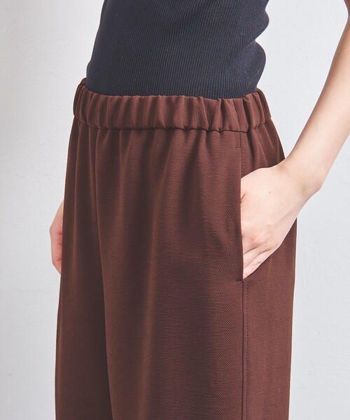 UNITED ARROWS（ユナイテッドアローズ）の「COMFY ストレート イージーパンツ -吸水速乾 UVカット ウォッシャブル-（その他パンツ・レディース・ブラック/ワインレッド・34/36/38）」の13枚目の写真