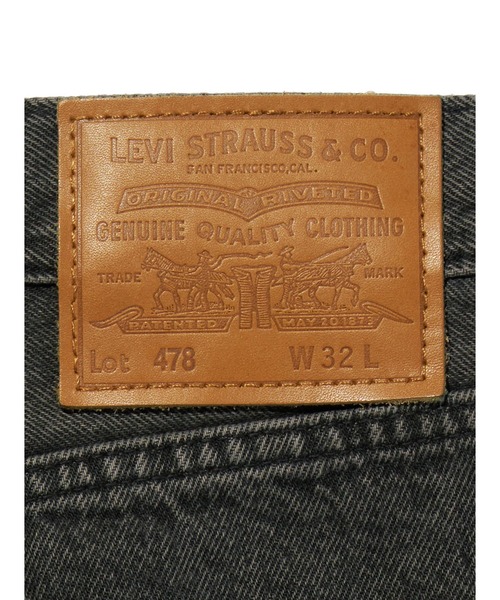 Levi's（リーバイス）の「Levi's/リーバイス 478 バギー ショートパンツ（デニムパンツ・メンズ・インディゴブルー/ブラック/ダークインディゴブルー・30inch/32inch/36inch/34inch/28inch）」の5枚目の写真