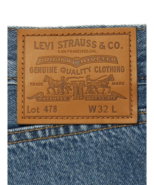 Levi's（リーバイス）の「Levi's/リーバイス 478 バギー ショートパンツ（デニムパンツ・メンズ・インディゴブルー/ブラック/ダークインディゴブルー・30inch/32inch/36inch/34inch/28inch）」の16枚目の写真