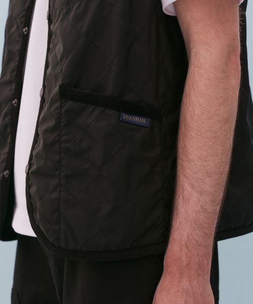 LAVENHAM(ラベンハム)の「Unwadded Mickfield Mens / アンワディッド ミックフィールド メンズ(ベスト・メンズ・ブラック/ネイビー/ベージュ系その他2/ダークブラック・XL/L/M/S/XS/XXL)」の17枚目の写真