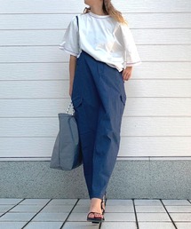 Q | デニムライクジャンスカ(ジャンパースカート)