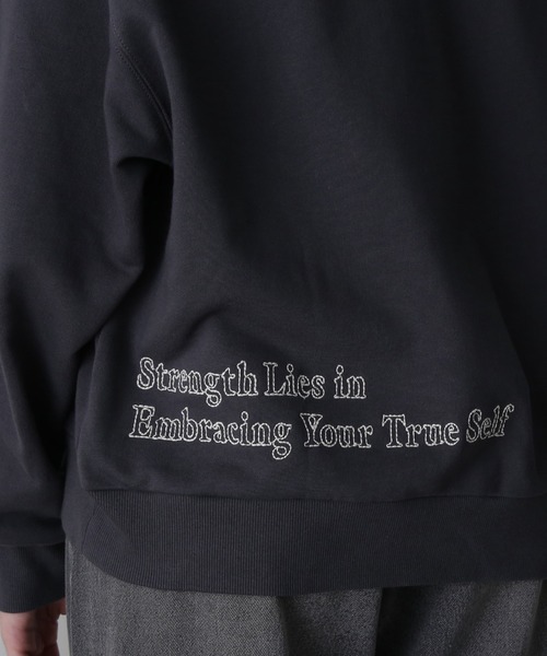 ROSE BUD(ローズバッド)の「【WEB・一部店舗限定】ILLUSTRATION EMBROIDRY PARKA(パーカー・レディース・グレー/ホワイト・ONE SIZE)」の20枚目の写真