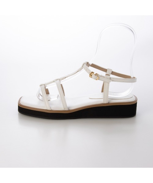 carino(カリーノ)の「厚底Tストラップサンダル(サンダル・レディース・ホワイト/ブラック/ゴールド・S/M/L/LL)」の12枚目の写真