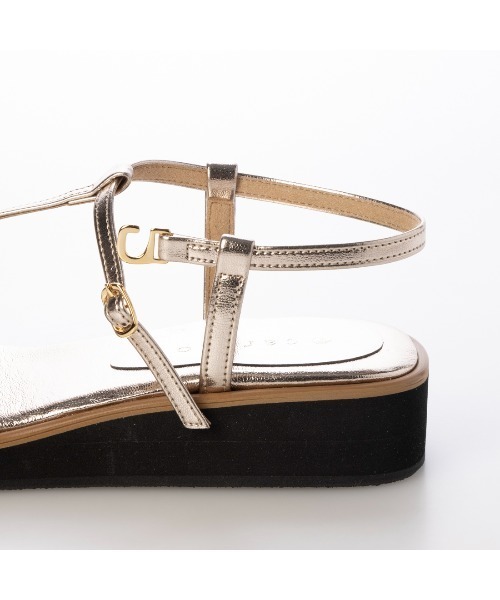 セール】厚底Tストラップサンダル（サンダル）｜carino（カリーノ）の