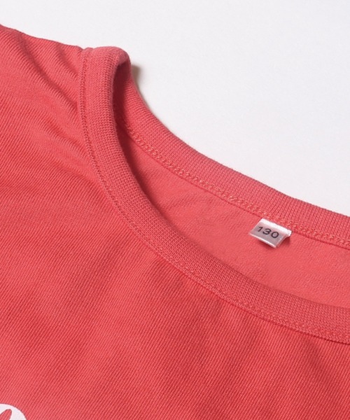 coca（coca）（コカ）の「キッズ　肩リボンオープンスリーブワンピース（ワンピース・キッズ・レッド/ブラック・120/130/140/150）」の3枚目の写真