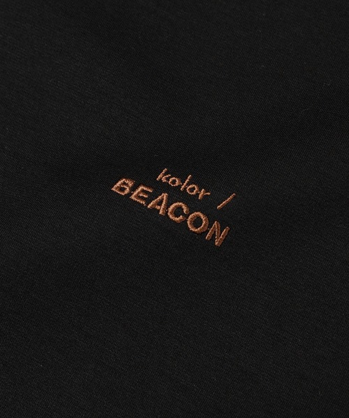 kolor BEACON（カラービーコン）の「25SBM- T09235（ポロシャツ・メンズ・ブラック/ホワイト/ダークグリーン・2/3）」の6枚目の写真