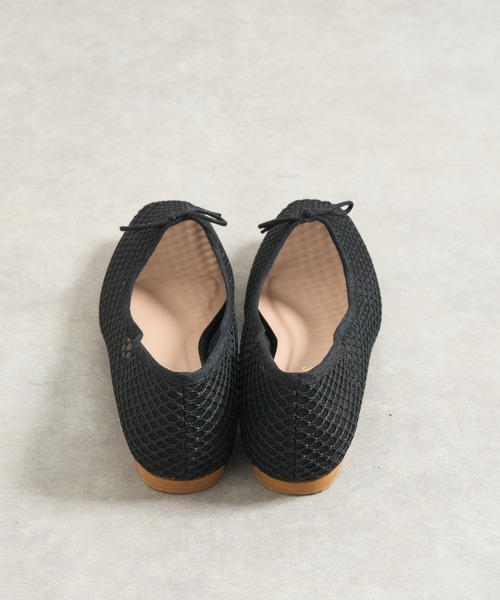 un dix cors（アンディコール）の「フィッシュネットバレエシューズ（バレエシューズ・レディース・ベージュ/ブラック・36/37/38）」の15枚目の写真
