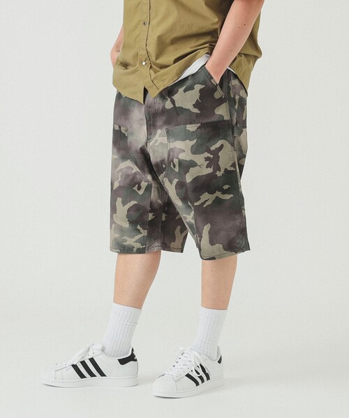 BEAMS(ビームス)の「BEAMS / ダブルニー ショーツ(その他パンツ・メンズ・ブラック/その他/ナチュラル・XL/L/M/S)」の9枚目の写真