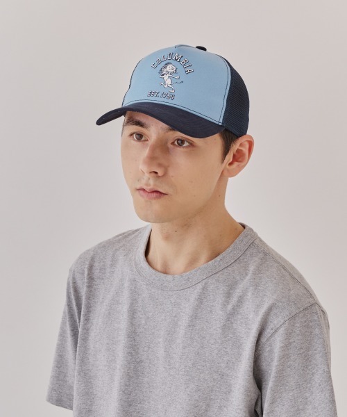 OVERRIDE（オーバーライド）の「Columbia CAMVAS MESH CAP / カレッジ（キャップ・メンズ・ネイビー・57~59cm）」の10枚目の写真