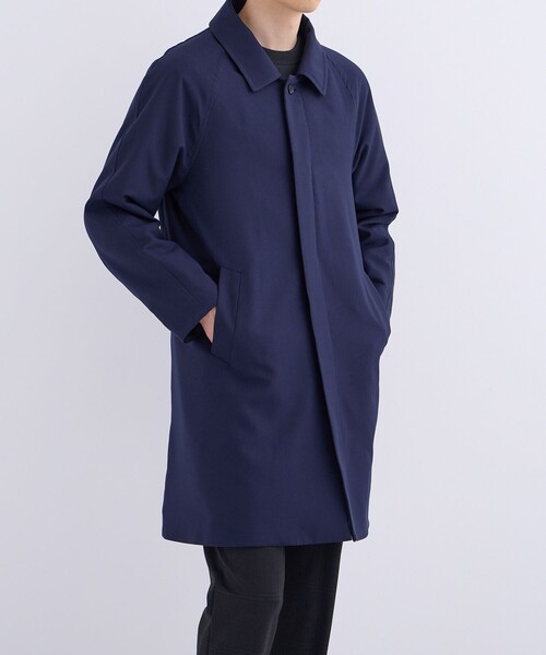 UNITED TOKYO カポック　ステンカラーコート KAPOK ステンカラーコート(1 NAVY): : メンズ｜UNITED TOKYO