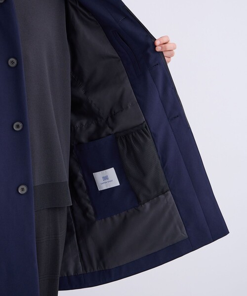 UNITED TOKYO カポック　ステンカラーコート KAPOK ステンカラーコート(1 NAVY): : メンズ｜UNITED TOKYO