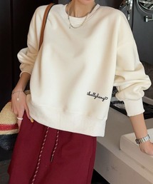 シンプルロゴデザインスウェット