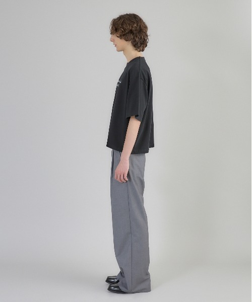 Regen Glanz(レーゲングランツ)の「cropped T-shirt/クロップドTシャツ(Tシャツ/カットソー・メンズ・ライトホワイト/ブラック/ホワイト系その他2・MEDIUM/LARGE)」の9枚目の写真