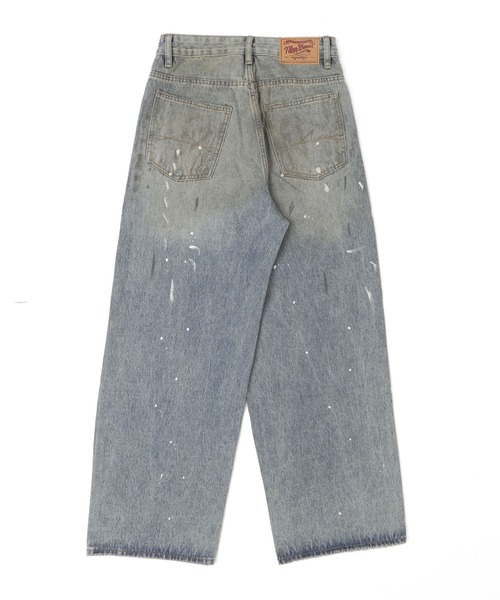 Figments(フィグメンツ)の「ペイントバギーデニム(デニムパンツ・レディース・ブルー・SMALL/MEDIUM/LARGE)」の16枚目の写真