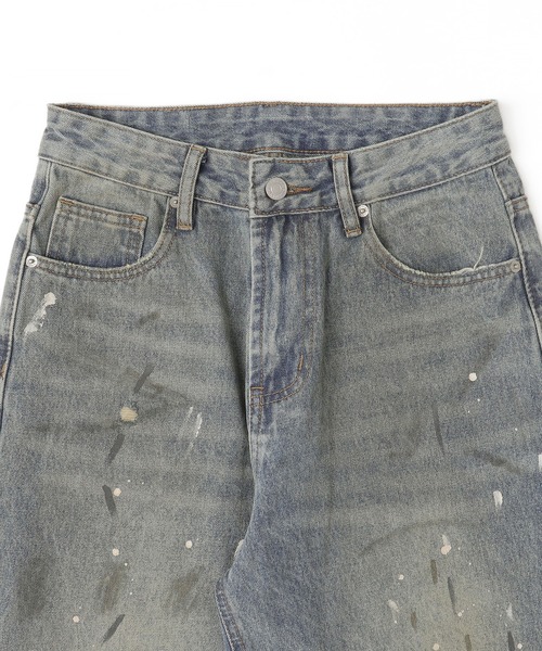 Figments(フィグメンツ)の「ペイントバギーデニム(デニムパンツ・レディース・ブルー・SMALL/MEDIUM/LARGE)」の15枚目の写真