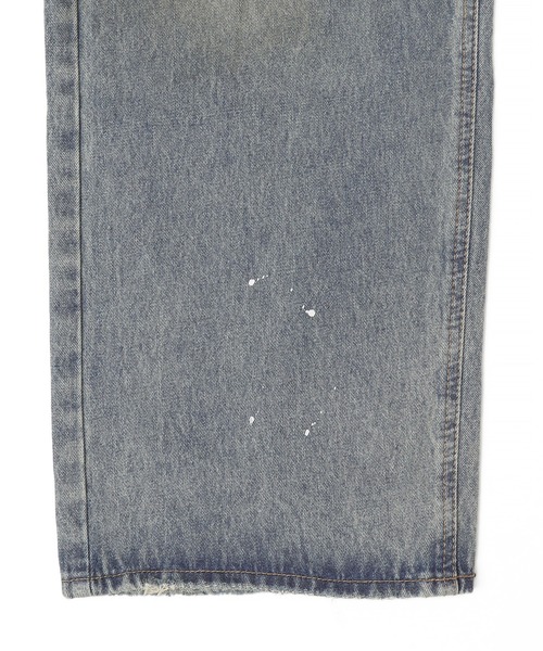 Figments(フィグメンツ)の「ペイントバギーデニム(デニムパンツ・レディース・ブルー・SMALL/MEDIUM/LARGE)」の10枚目の写真