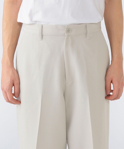 B:MING by BEAMS（ビーミングバイビームス）の「ポリエステル ツイル ワイドパンツ（その他パンツ・メンズ・アイボリー/ブラック・SMALL/MEDIUM/LARGE/X-LARGE）」の3枚目の写真