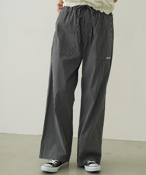 MILKFED.（ミルクフェド）の「STRIPED PANTS（その他パンツ・レディース・ライトブルー/チャコール/オフホワイト・ONE SIZE）」の11枚目の写真