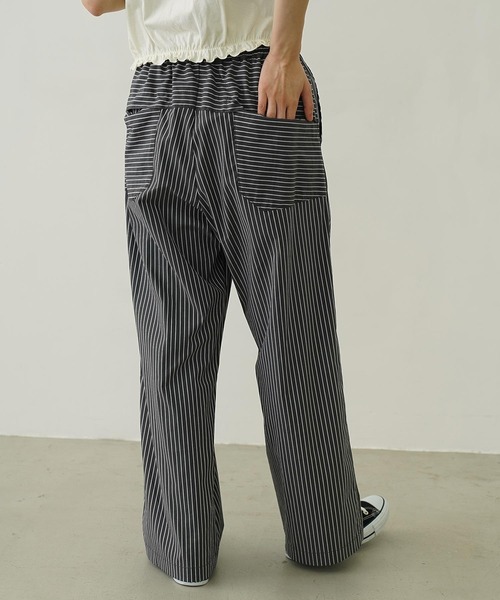 MILKFED.（ミルクフェド）の「STRIPED PANTS（その他パンツ・レディース・ライトブルー/チャコール/オフホワイト・ONE SIZE）」の12枚目の写真