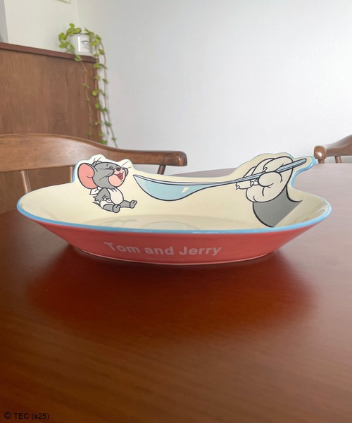 Tom＆Jerry（トムアンドジェリー）の「【公式】トムとジェリー　カレープレート（食器・レディース・ピンク・FREE）」の4枚目の写真