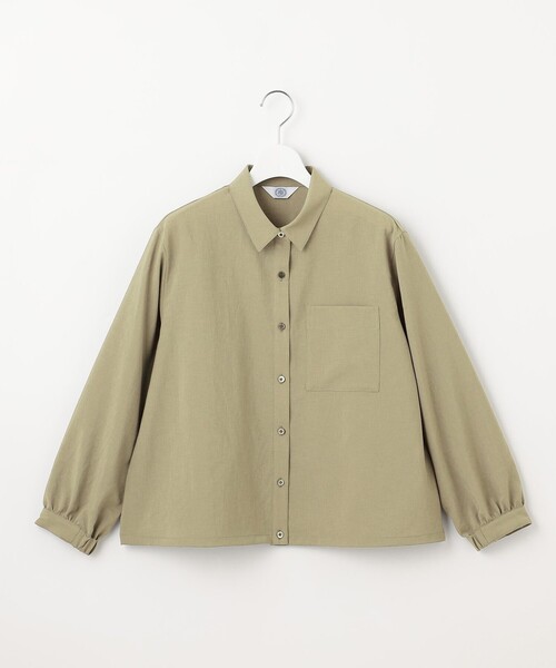 J.PRESS Ladies(J.プレス レディス)の「【洗える・接触冷感・防シワ・吸水速乾】BREEZE COOL シャツ ブラウス(シャツ/ブラウス・レディース・カーキ系/ベージュ系/ネイビー系/ホワイト系・XS)」の13枚目の写真
