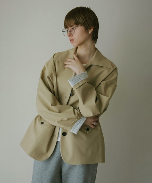 manof マノフ DETAILED OVER SIZE JACKET 美品 セール】DETAILED OVER SIZED JACKET（その他アウター）｜MANOF