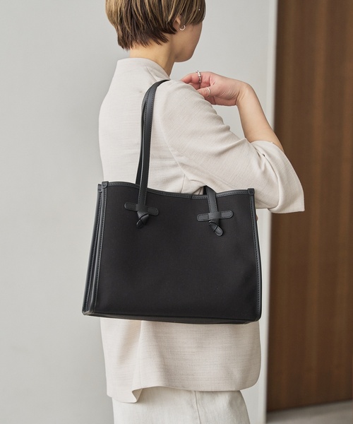 GIANNI CHIARINI ブラック トートバッグ Black x Black｜GIANNI CHIARINI(ジャンニ キアリーニ) │ 公式