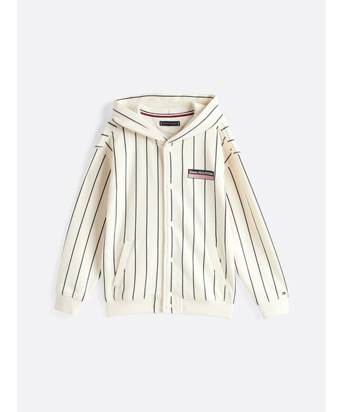 TOMMY HILFIGER（トミーヒルフィガー）の「BOYS モノタイプストライプボンバージャケット（Tシャツ/カットソー・キッズ・マルチ・140cm/150cm/160cm/130cm）」の5枚目の写真