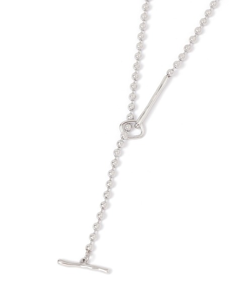 LEPSIM（レプシィム）の「ステンレスマンテルロングネックレス　324845（ネックレス・レディース・ゴールド/シルバー系その他/シルバー・ONE SIZE）」の5枚目の写真