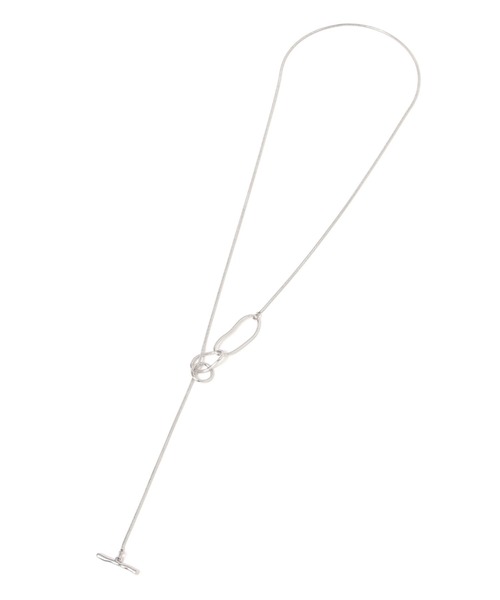 LEPSIM（レプシィム）の「ステンレスマンテルロングネックレス　324845（ネックレス・レディース・ゴールド/シルバー系その他/シルバー・ONE SIZE）」の7枚目の写真