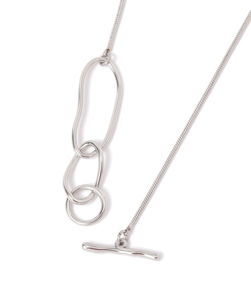 LEPSIM（レプシィム）の「ステンレスマンテルロングネックレス　324845（ネックレス・レディース・ゴールド/シルバー系その他/シルバー・ONE SIZE）」の8枚目の写真