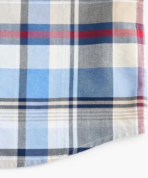 TOMMY HILFIGER（トミーヒルフィガー）の「BOYS ショートスリーブチェックシャツ（シャツ/ブラウス・キッズ・マルチ/ホワイト・130cm/160cm/150cm/140cm）」の6枚目の写真