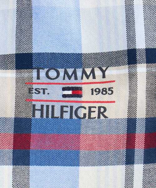 TOMMY HILFIGER（トミーヒルフィガー）の「BOYS ショートスリーブチェックシャツ（シャツ/ブラウス・キッズ・マルチ/ホワイト・130cm/160cm/150cm/140cm）」の7枚目の写真
