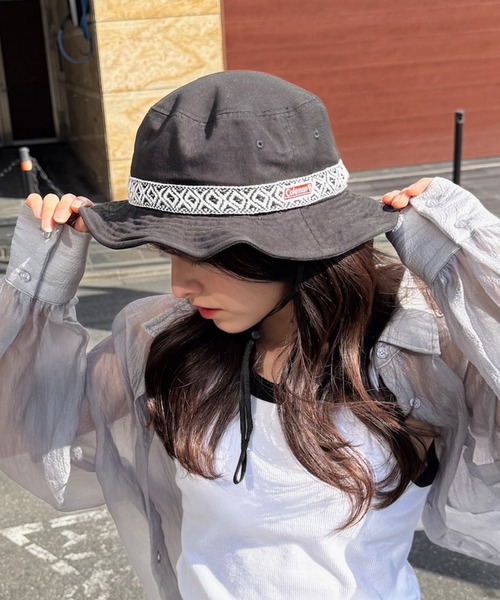 セール】【Coleman】187-0143 ツイルサファリバケットハット（ハット