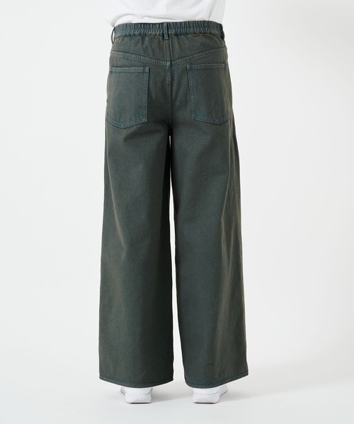 STUDIOUS（ステュディオス）の「BLEACH OVERDYE DENIM JEANS（デニムパンツ・メンズ・インディゴブルー/ブラック・1/2）」の18枚目の写真