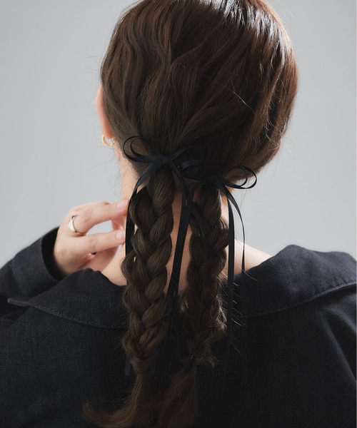 dee doo dah（ディドゥダ）の「【deedoodah】ミニロングリボンヘアクリップ（バレッタ/ヘアクリップ・レディース・C/A/B/D/I/G/K/J/H/F/E・FREE）」の7枚目の写真