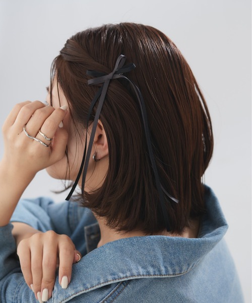 dee doo dah（ディドゥダ）の「【deedoodah】ミニロングリボンヘアクリップ（バレッタ/ヘアクリップ・レディース・C/A/B/D/I/G/K/J/H/F/E・FREE）」の12枚目の写真