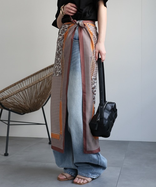 ap retro(アプレトロ)の「マルチウェイ 大判スカーフ(ストール/ショール・レディース・A/C/D/B・FREE)」の10枚目の写真