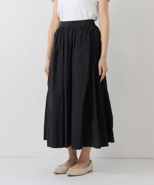 room306contemporary ナイロンウェストギャザースカート 美品 セール】ナイロンギャザースカート(スカート)|SLOBE IENA