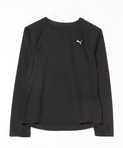 PUMA(プーマ)の「プーマ PUMA RUN VELOCITY ロングスリーブ Tシャツ _(Tシャツ/カットソー・レディース・ブラック/ラベンダー・S/M/L/XL)」の2枚目の写真