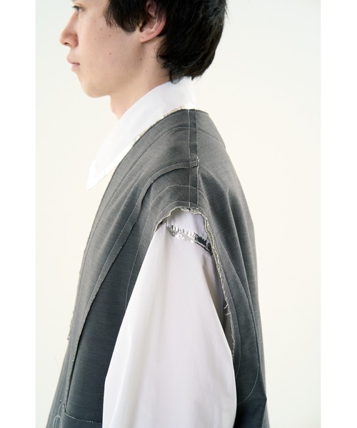 DISCOVERED（ディスカバード）の「SUITS SWEAT VEST（ベスト・メンズ・グレー・SMALL/LARGE）」の12枚目の写真