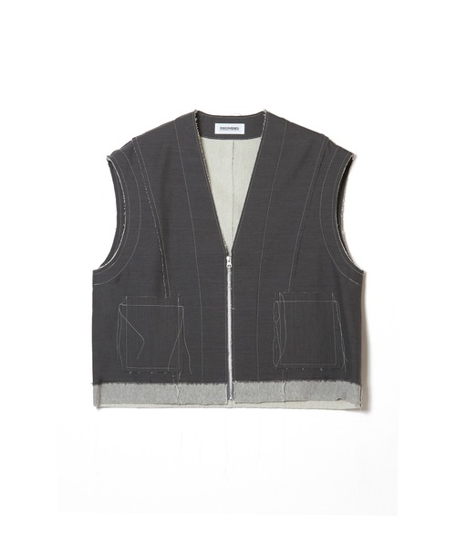 DISCOVERED（ディスカバード）の「SUITS SWEAT VEST（ベスト・メンズ・グレー・SMALL/LARGE）」の16枚目の写真