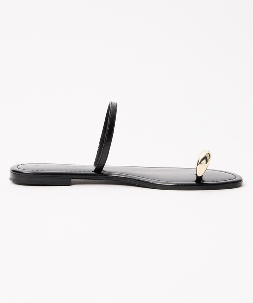 BARNYARDSTORM(バンヤードストーム)の「BARNYARDSTORM / メタルツキレザートング 【『ネルソンさん』YouTubeご紹介アイテム】(サンダル・レディース・ライトイエロー/ブラック・36/37/38)」の9枚目の写真