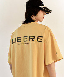LIBERE（リベーレ）の「LIBERE リベーレ / LIBERE LOGO T-SHIRT ロゴプリントビッグシルエットTシャツ / 251207-251208-251209（Tシャツ/カットソー）」
