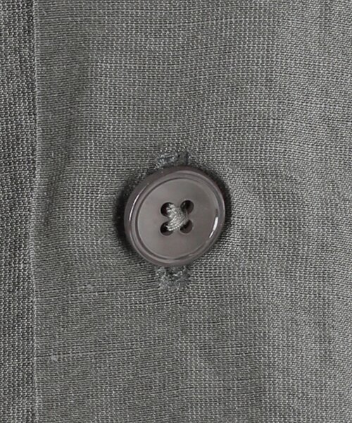 EDIFICE（エディフィス）の「シアー リネン レギュラーカラーシャツ（シャツ/ブラウス・メンズ・ブラック/ホワイト/ピンク/ブルー系その他/チャコールグレー・LARGE/MEDIUM/SMALL）」の22枚目の写真