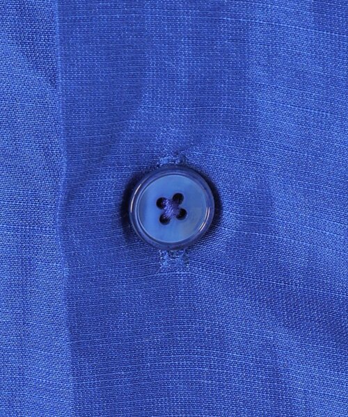 EDIFICE（エディフィス）の「シアー リネン レギュラーカラーシャツ（シャツ/ブラウス・メンズ・ブラック/ホワイト/ピンク/ブルー系その他/チャコールグレー・LARGE/MEDIUM/SMALL）」の15枚目の写真